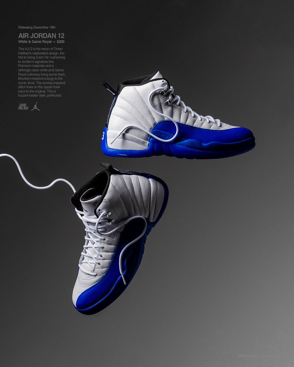 12 Retro White Game Royals 12s Air Jordan 12 'White And Game Royal