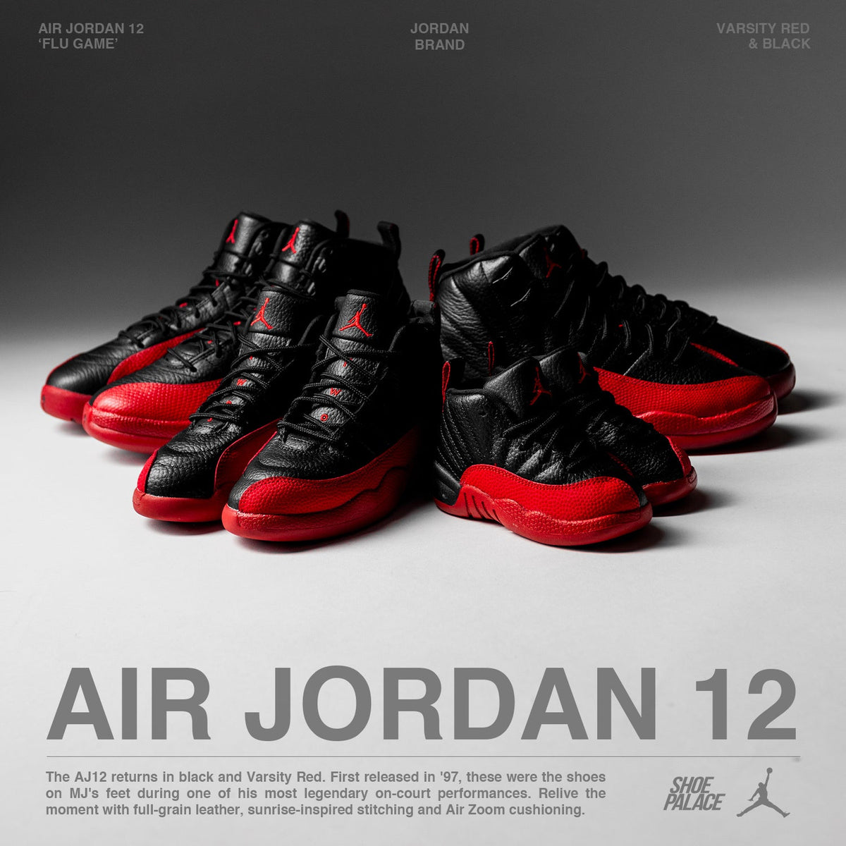 Air Jordan 12 'Flu Game' – Shoe Palace