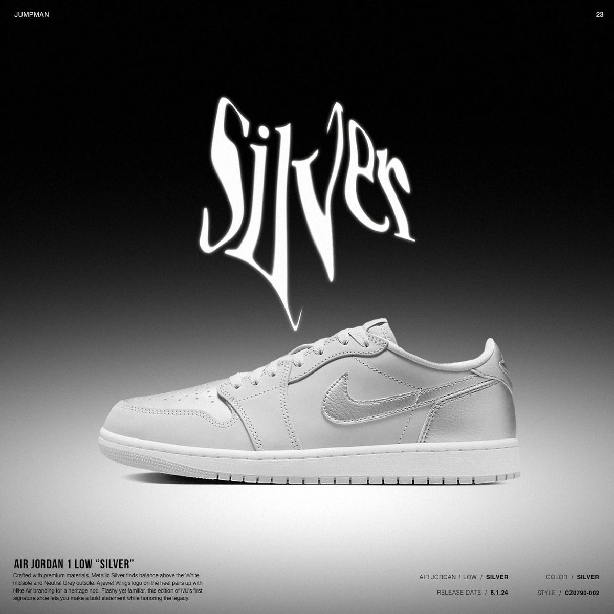 aj 1 metallic silver