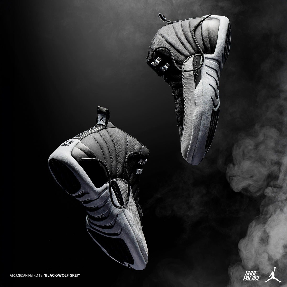 Air Jordan 12 Black Wolf Grey Air Jordan 12 'Black And Wolf Grey
