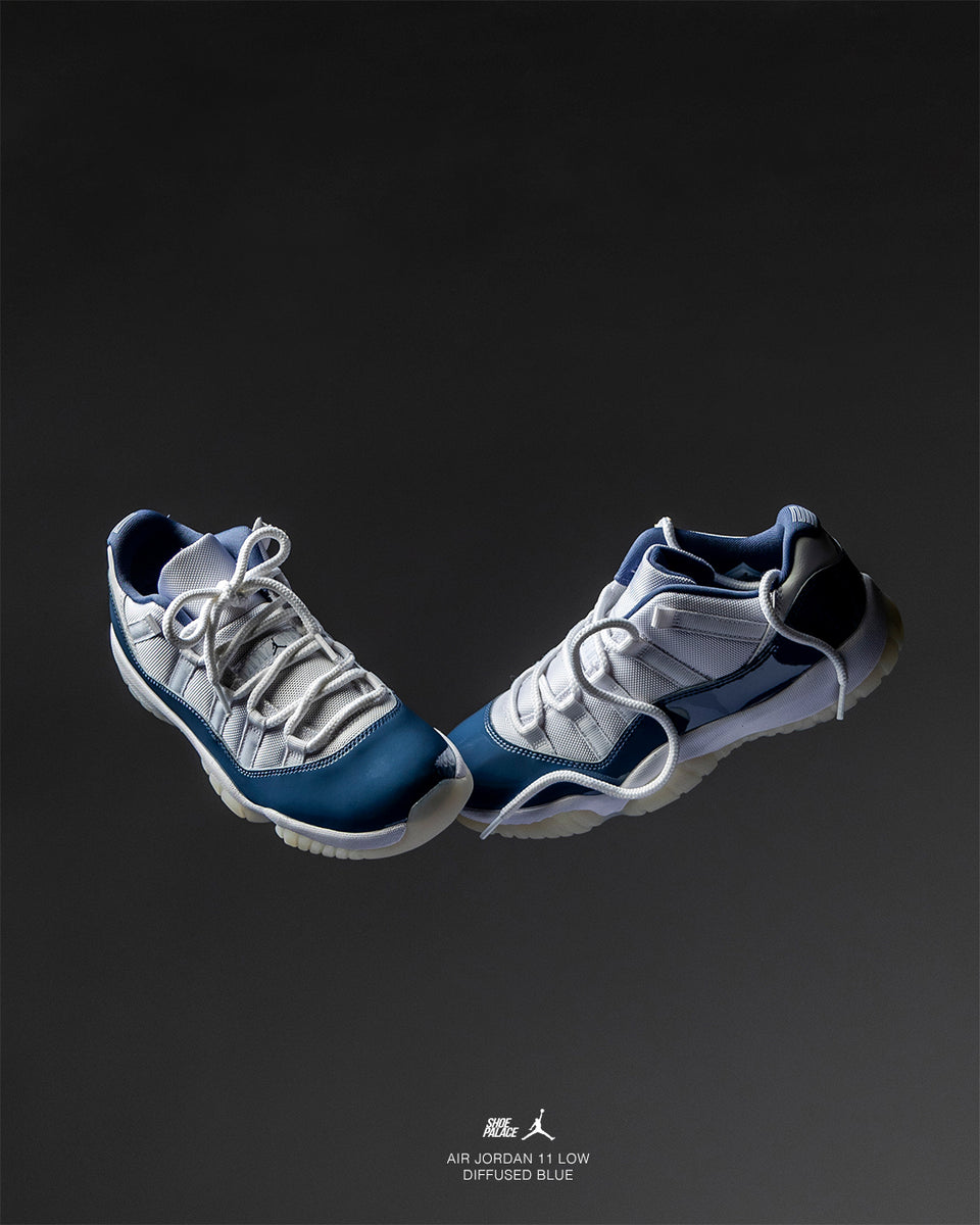 Diffused Blue Jordan Low 11s Nike Jordan 11 Retro Blau Air Jordan