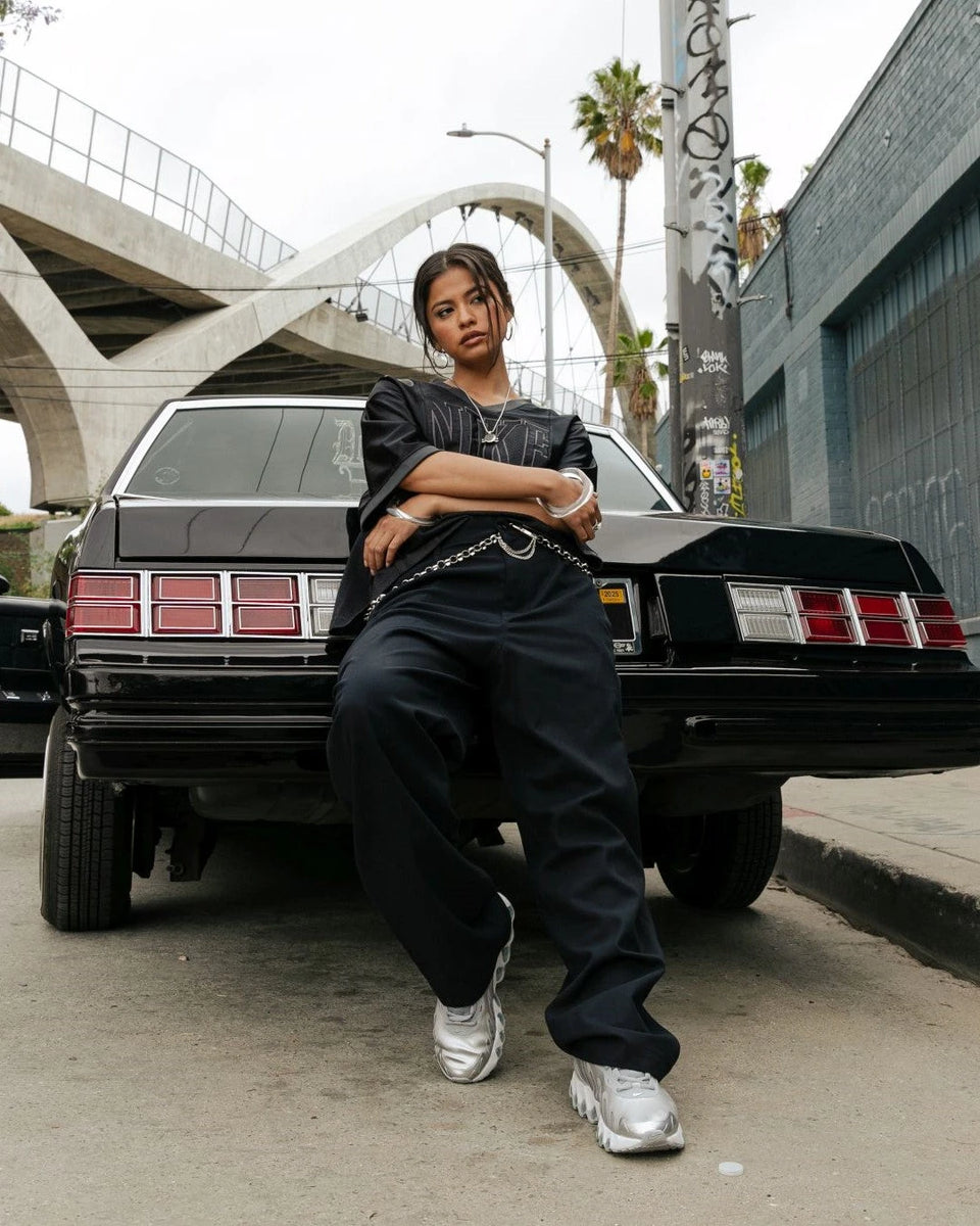 Girls sales wearing nikes