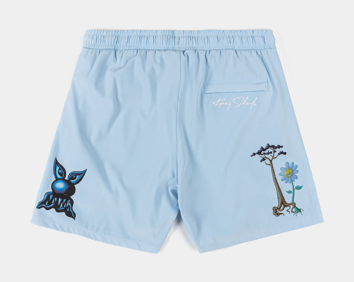 SHoe Palace SP x Kenny Scharf Flowers Hybrid Mens Shorts Blue