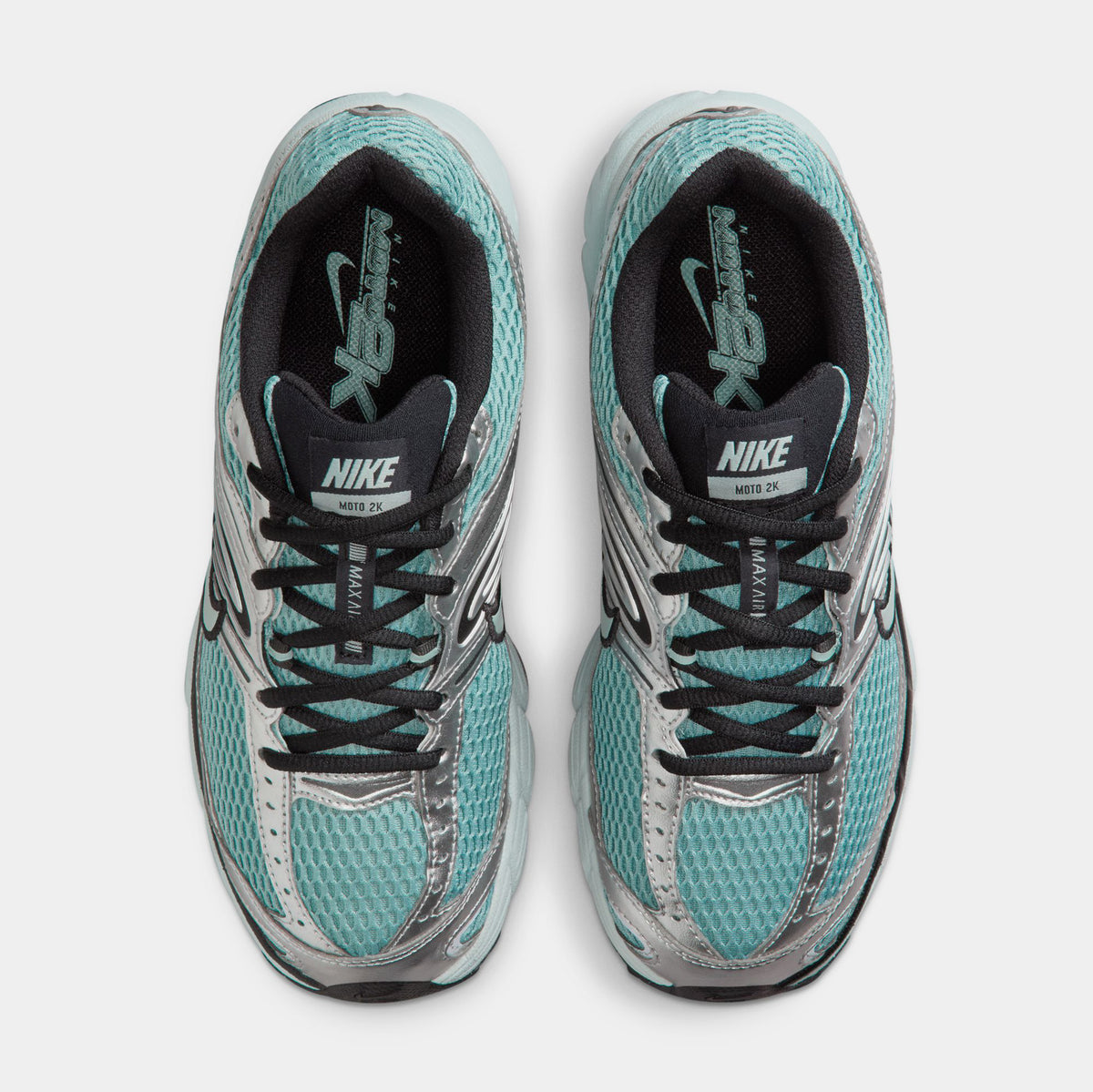 グリーンネオン Nike Air Max Moto Womens Running Shoes Cannon Black Metallic