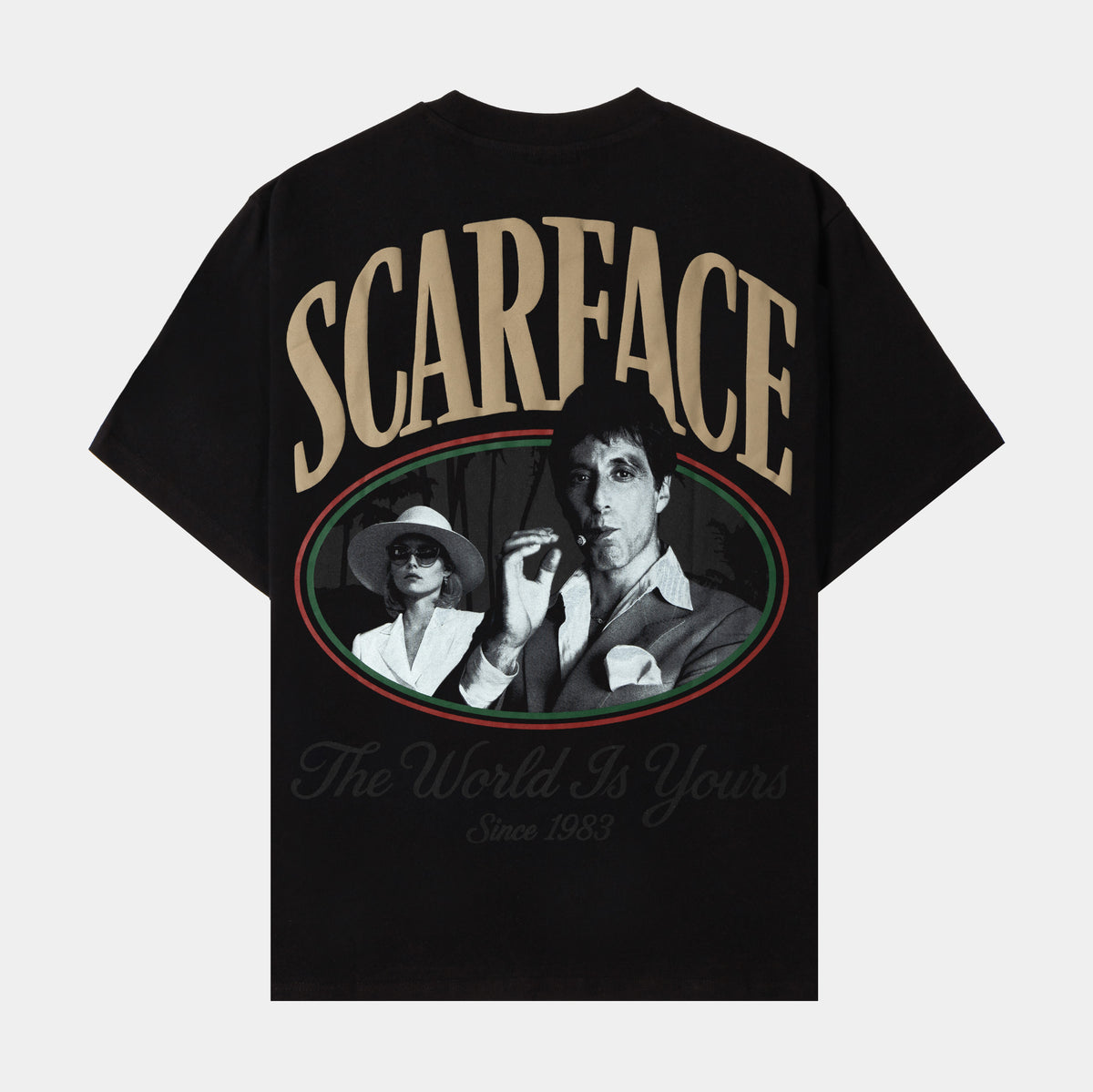 Shoe Palace SP x Scarface Cigar Mens Short Sleeve Shirt Black