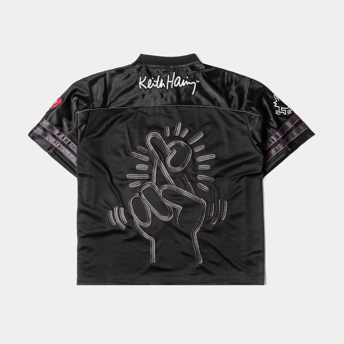 Shoe Palace SP x Keith Haring 89 Mesh Mens Jersey Black Red