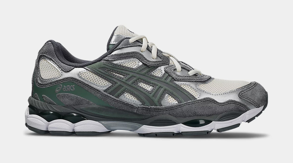 ASICS Gel NYC Mens Running Shoes Cream Steel Grey 1203A383-101