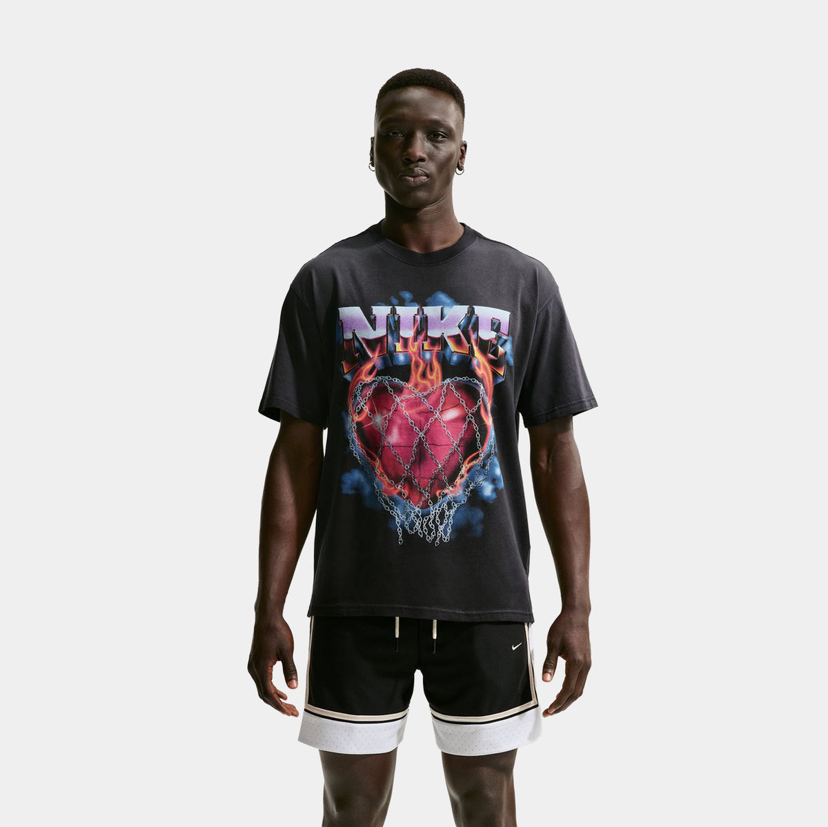 Nike Love The Game Graphic Mens Short Sleeve Shirt Black II6572