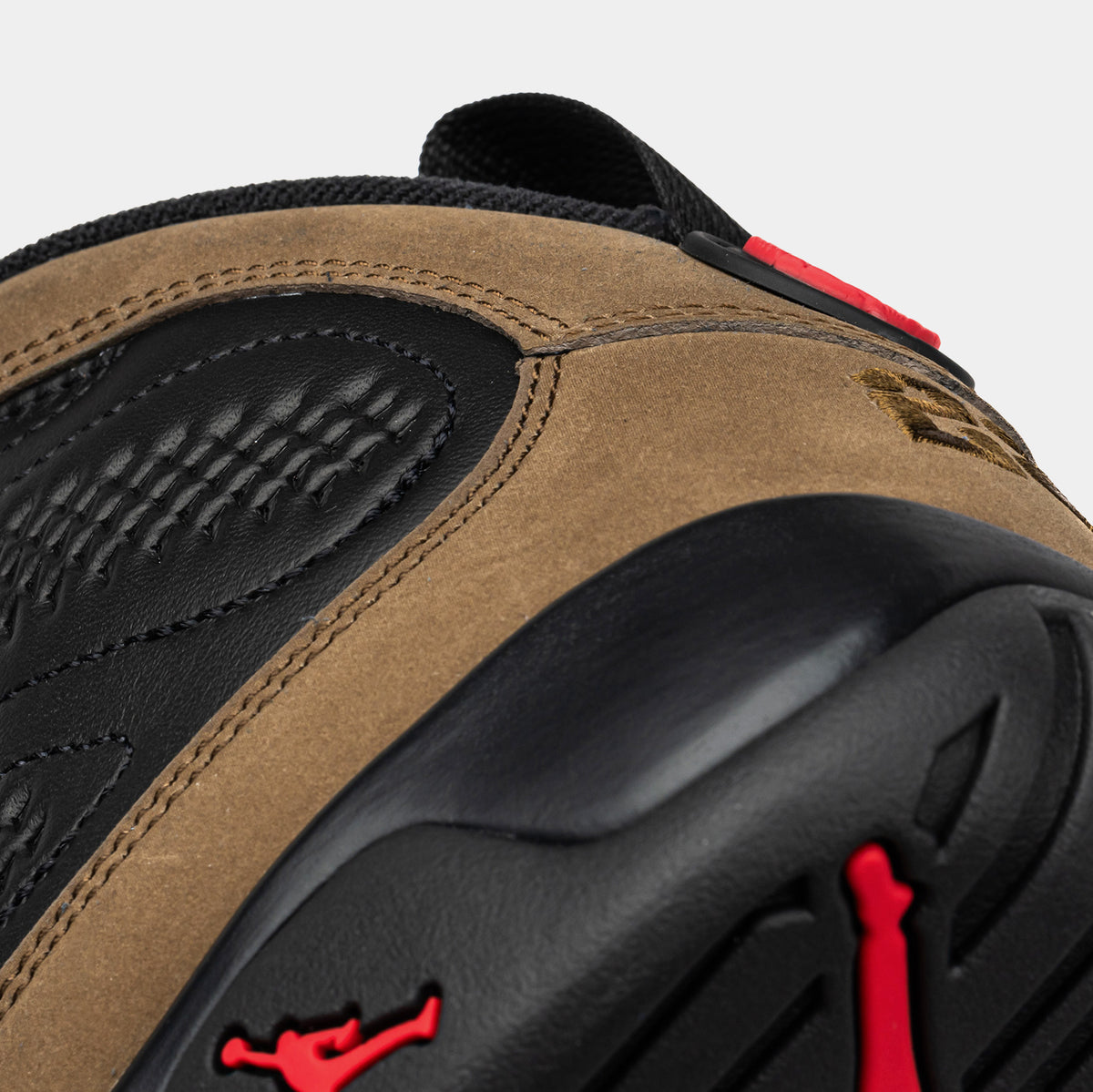 Jordan Air Jordan Retro Olive Mens Lifestyle Shoes Black True