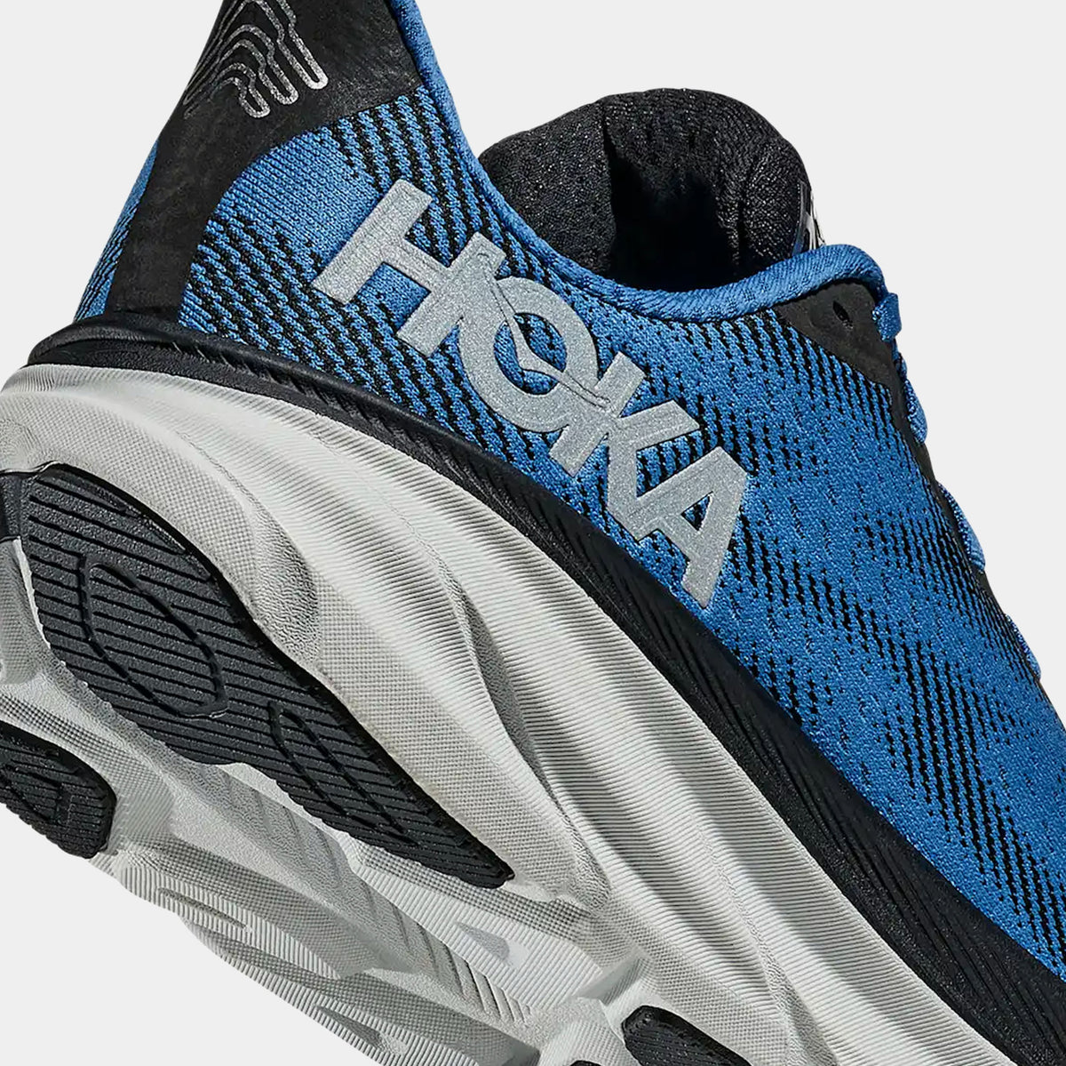 Hoka Clifton 9 GTX Mens Running Shoes Black Electric Aqua 