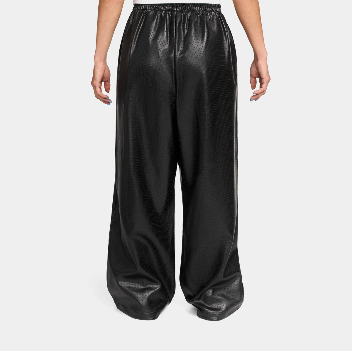 Jordan Flight Faux Leather Womens Trousers Black IO3048-010 – Shoe