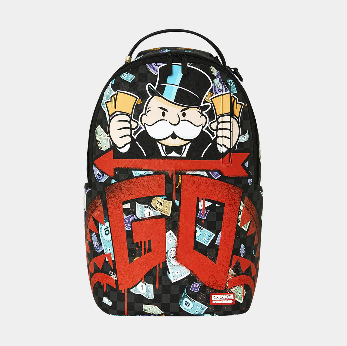 Sprayground Monopoly Time To Go Backpack