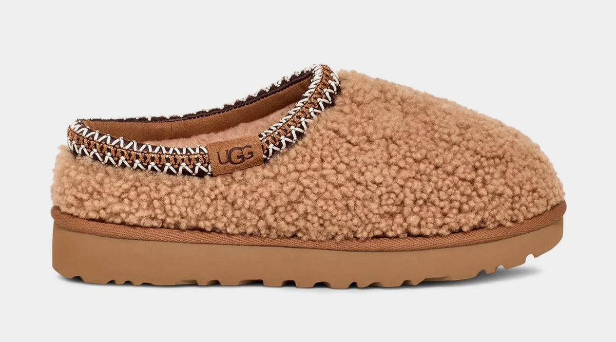 UGG W SCALLOPED MOC 9 CHE★キャメル新品26センチ UGG Tasman Maxi Curly Slipper Womens Sandals Chestnut 1158356 CHE