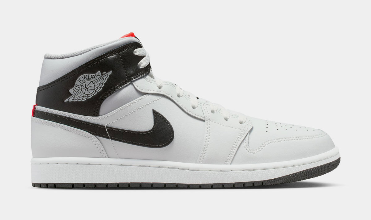 Jordan Air Jordan 1 Mid Mens Lifestyle Shoes Summit White Black