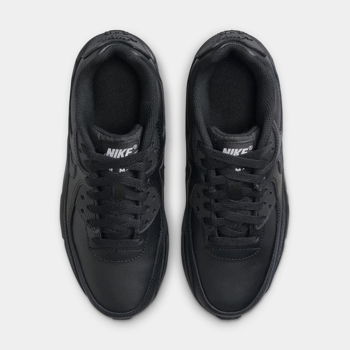 Nike Air Max 90 LTR Grade School Running Shoes Black Black CD6864