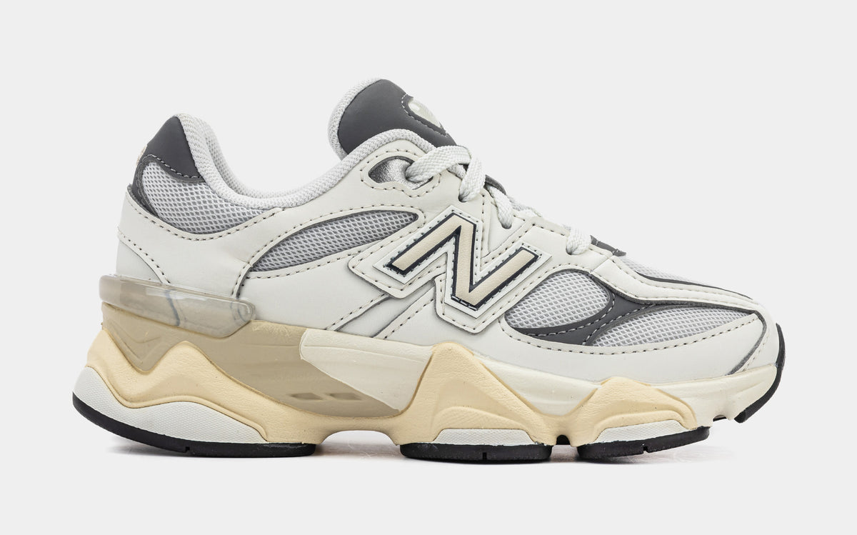New Balance 9060 Preschool Running Shoes Sea Salt Castle Rock