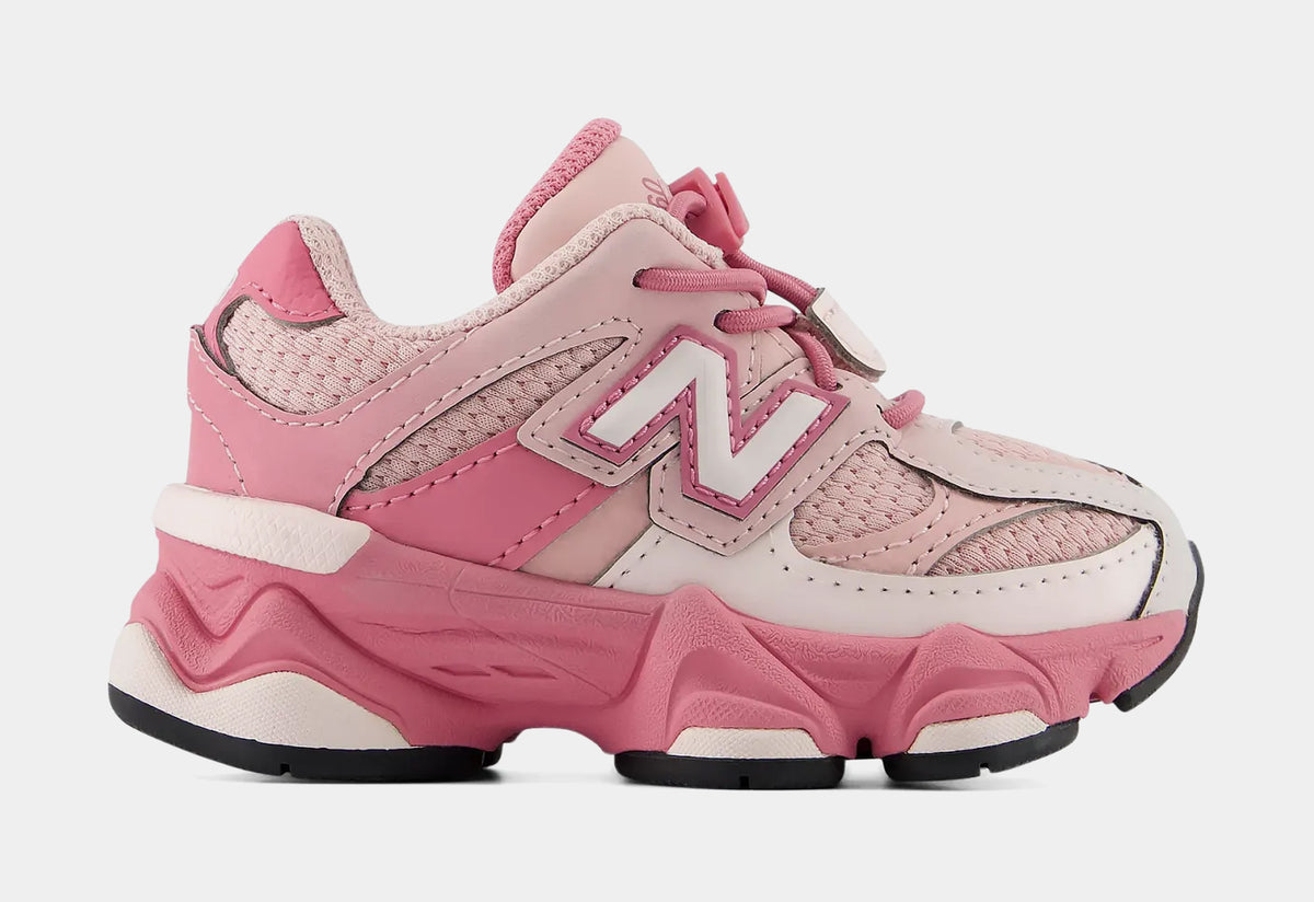 New Balance 9060 Bungee Infant Toddler Running Shoes Pink Salt