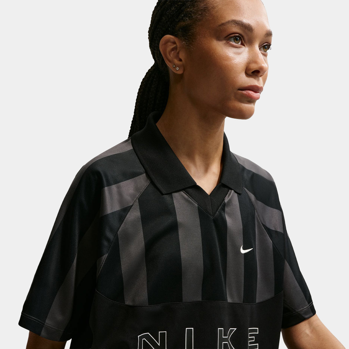 Nike Sportswear Oversized Womens Jersey Black Black Black Chalk