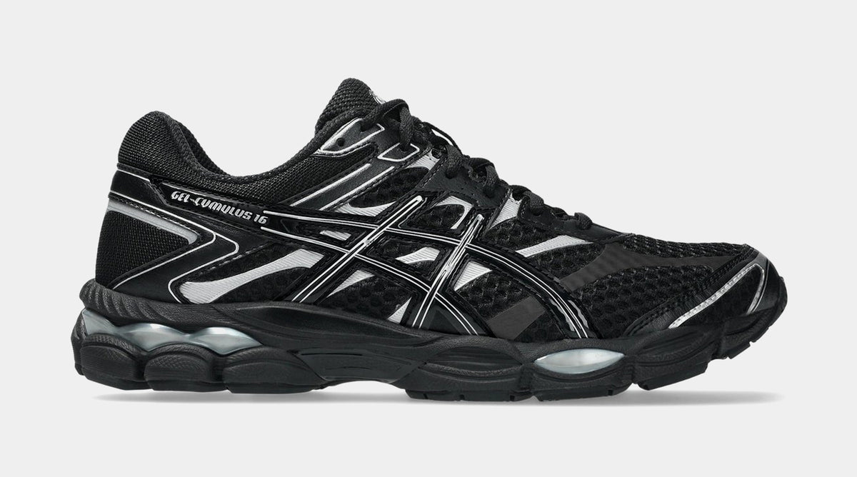 ꕤ ASICS Gel Cumulus 16 Mens Running Shoes Black Black 1203A733-002