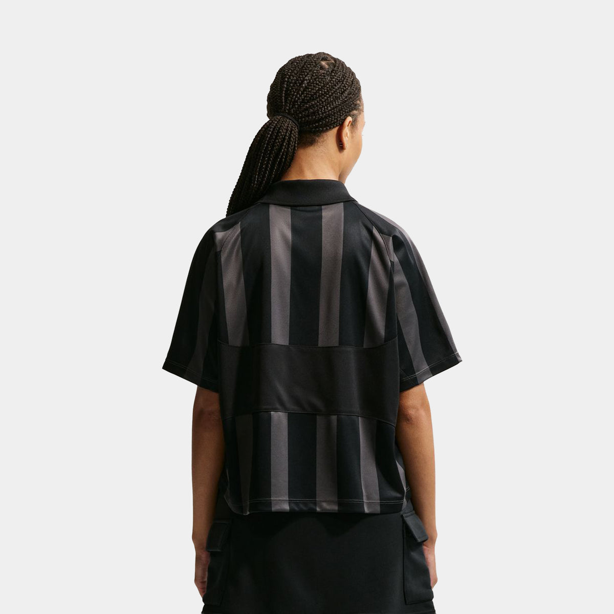 Nike Sportswear Oversized Womens Jersey Black Black Black Chalk