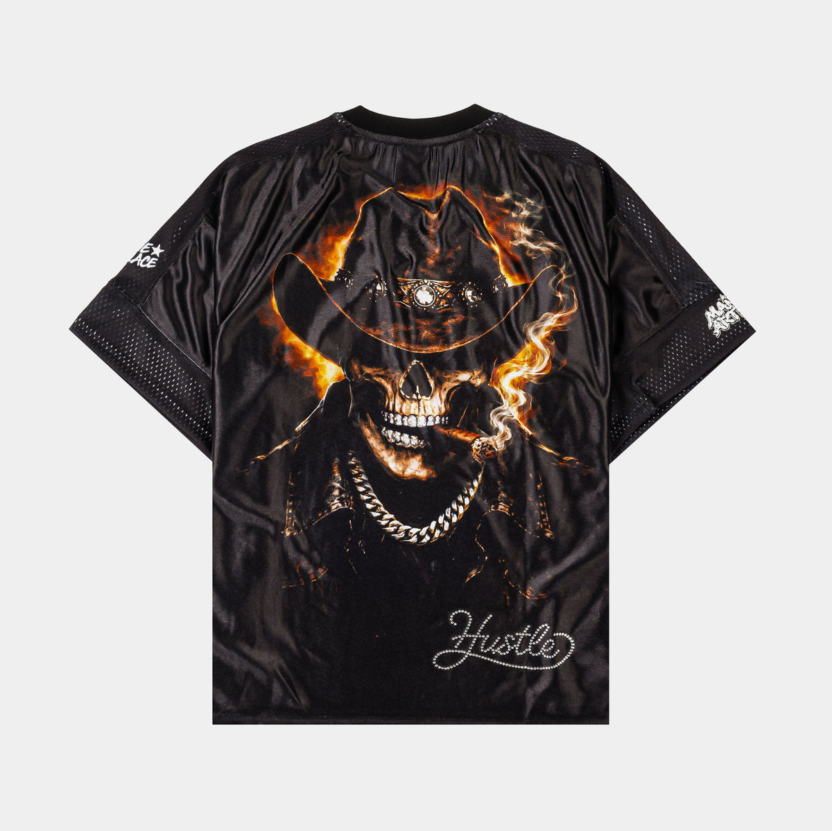 Maison Article Houston Texas Exclusive Mesh Mens Jersey Black