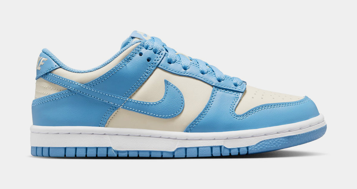 Nike Dunk Low Grade School Lifestyle Shoes Blue Beyond Beach White