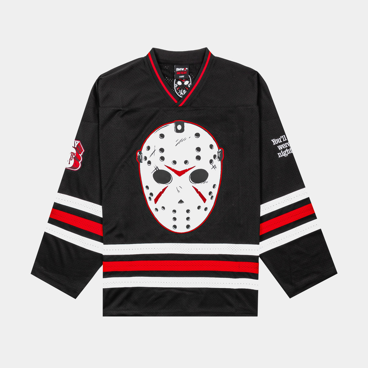 Shoe Palace SP x Friday The 13th Voorhees Hockey Mens Jersey Black