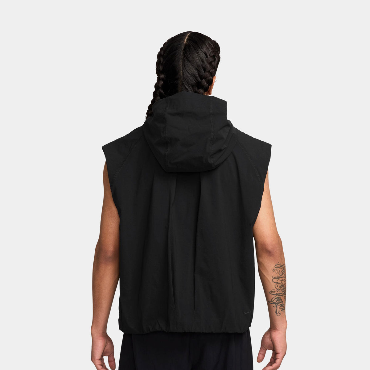 Nike Tech Dri Fit Woven Windrunner Mens Vest Black Black