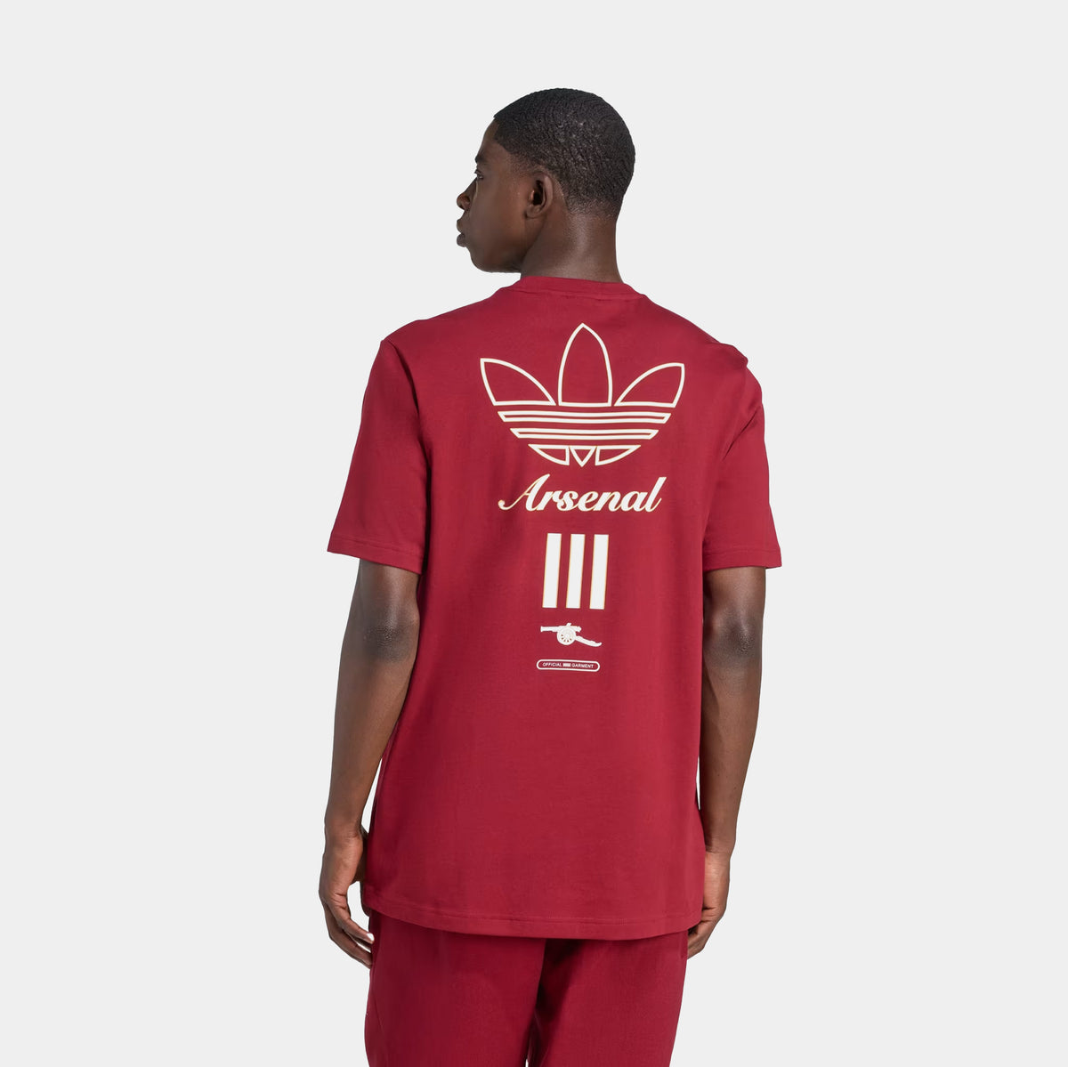 adidas Arsenal Terrace Icon Graphic Mens Short Sleeve Shirt Team
