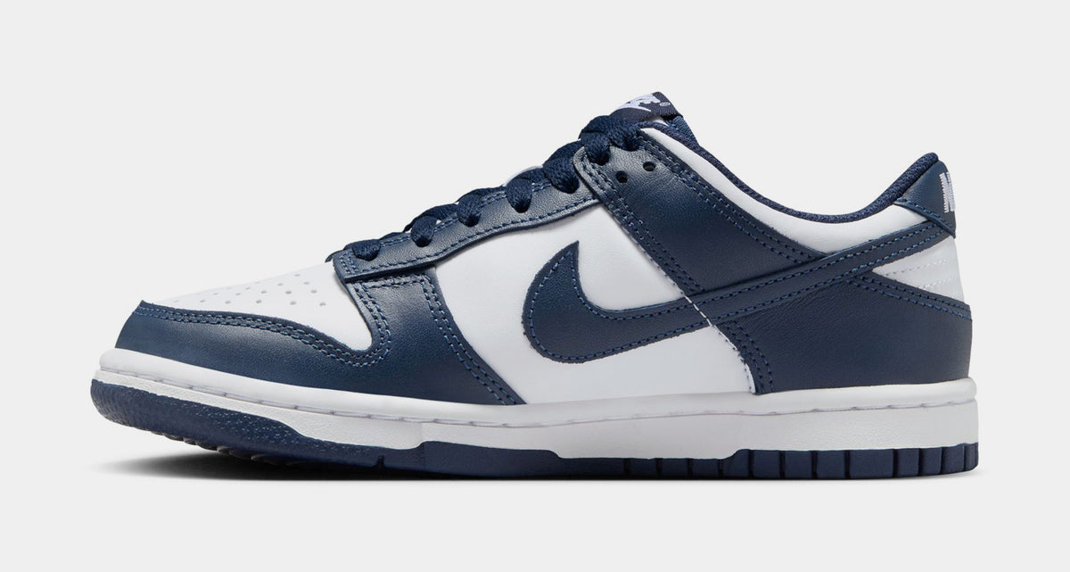 nike dunk high retro white midnight navy