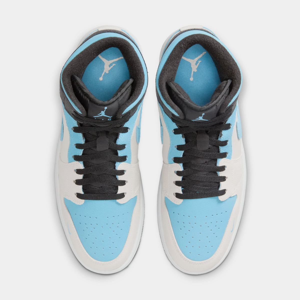 Jordan Air Jordan 1 Mid SE Mens Lifestyle Shoes Summit White Blue