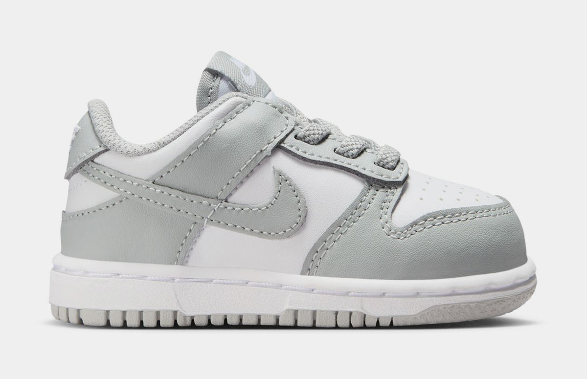 Nike Dunk Low Infant Toddler Lifestyle Shoes White White Light 
