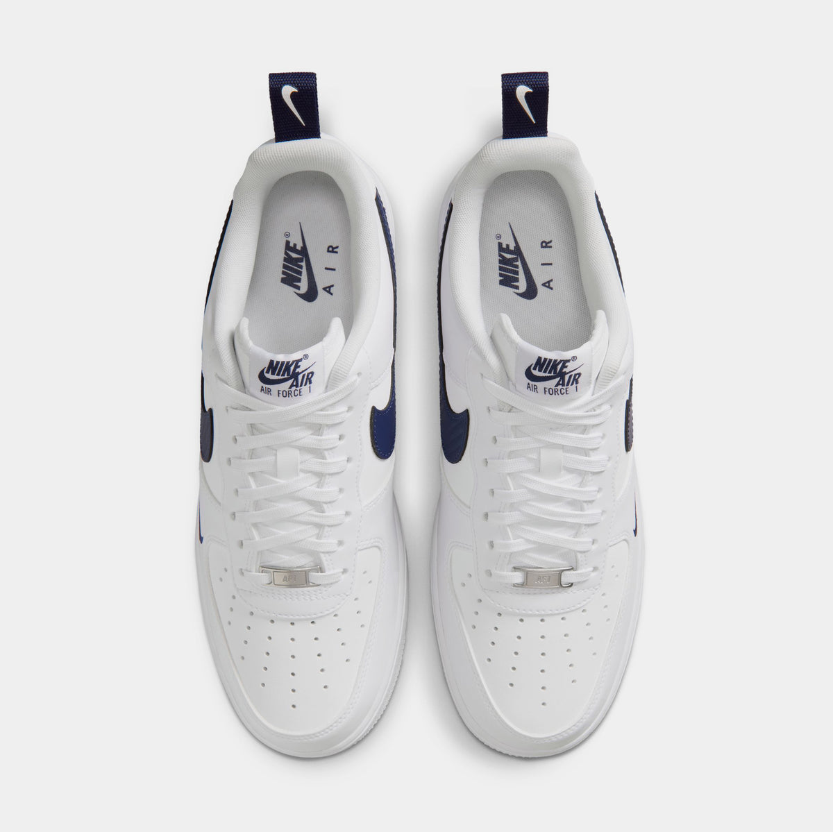 Nike Air Force 1 '07 Mens Lifestyle Shoes White Midnight Navy