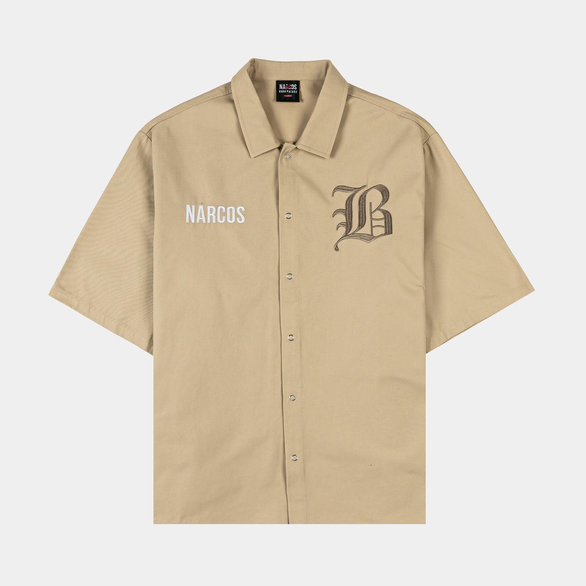 Shoe Palace SP x Narcos Bandits Button Up Mens Short Sleeve Shirt