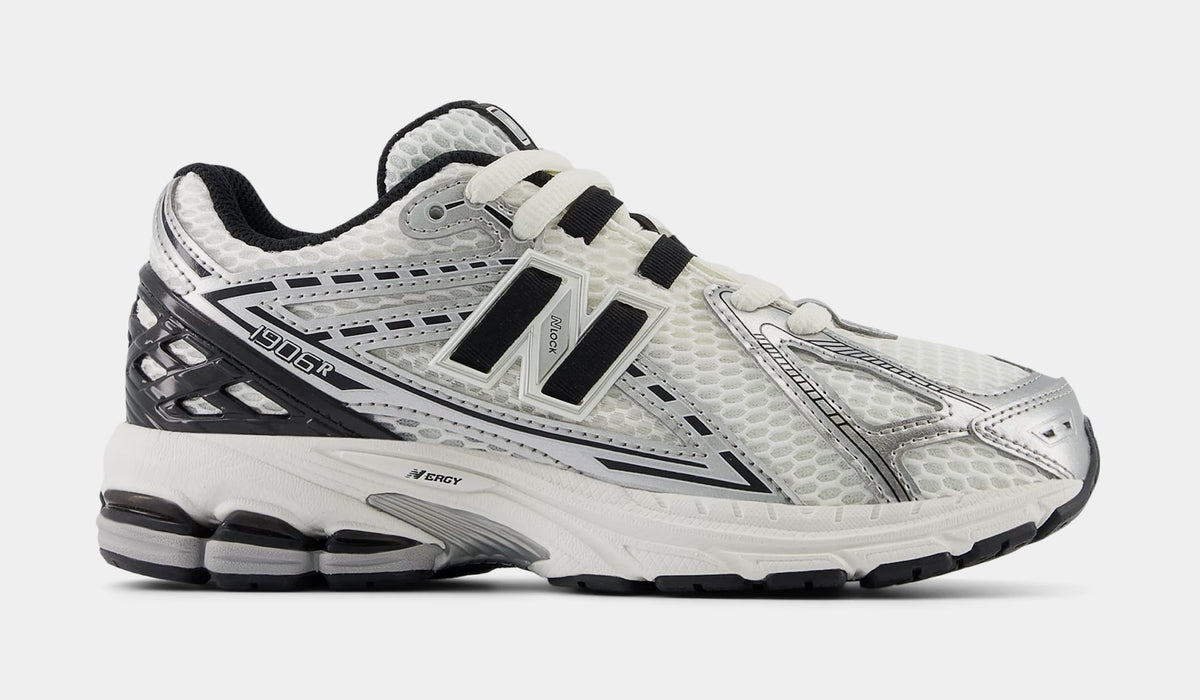 New Balance 1906R Grade School Running Shoes Silver Metallic Black