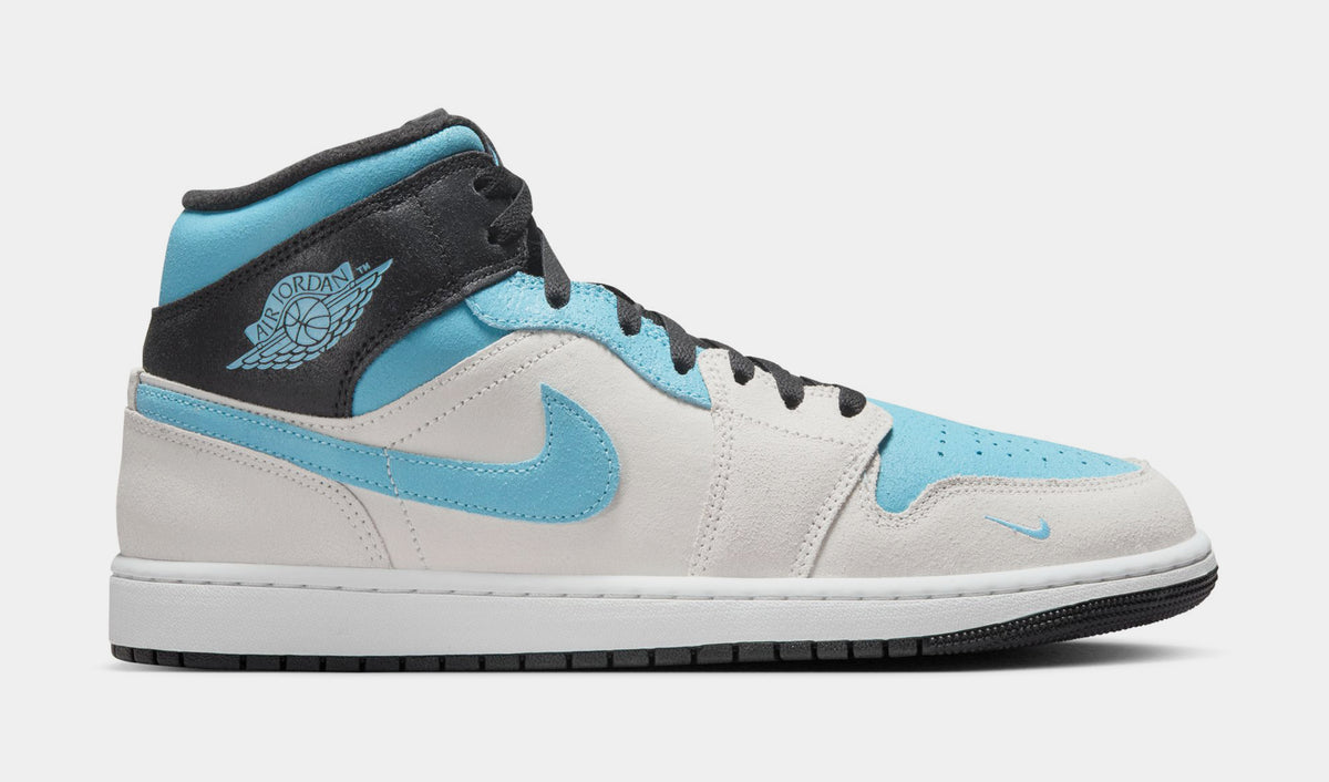 Jordan Air Jordan 1 Mid SE Mens Lifestyle Shoes Summit White Blue