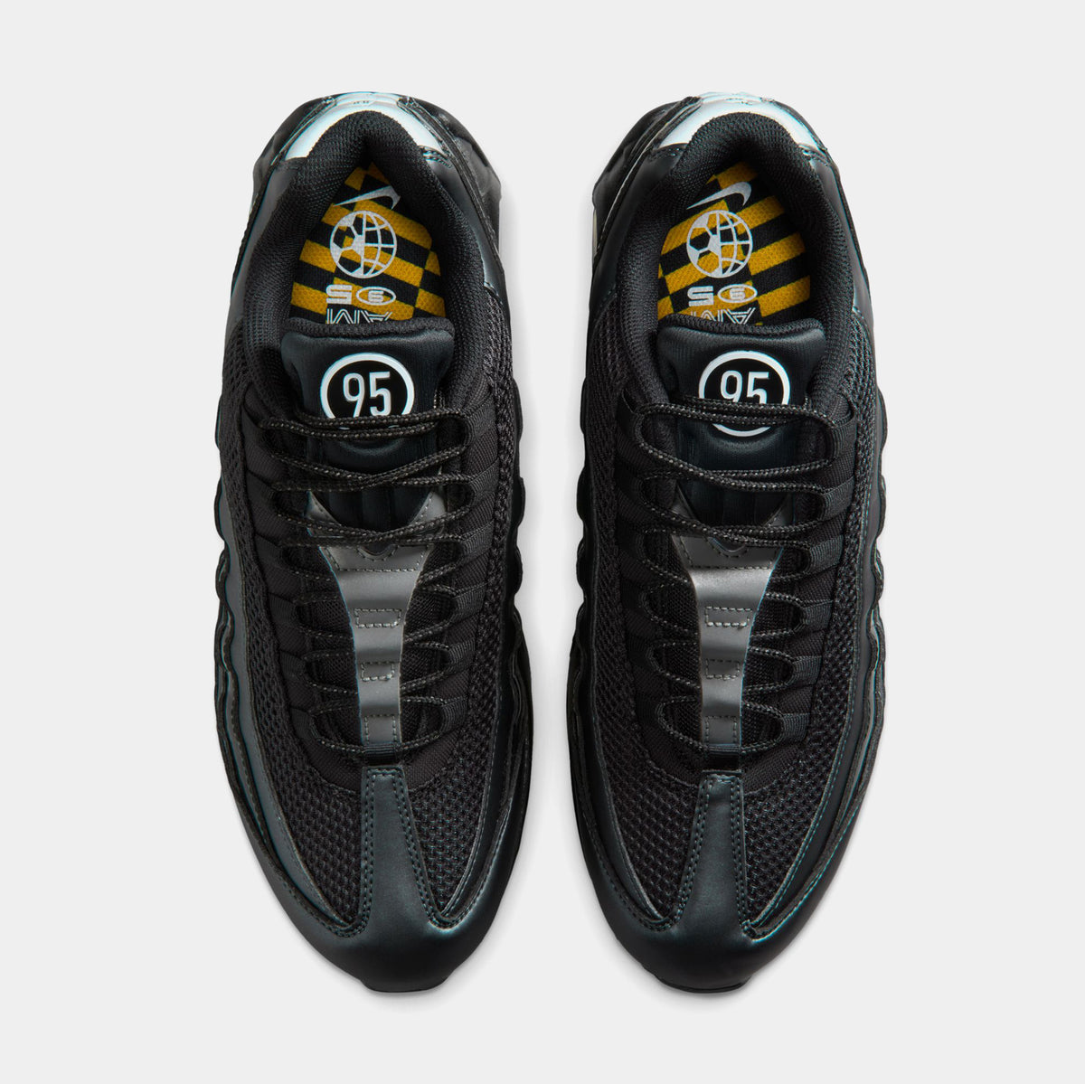 靴 NIKE AIR MAX 95 TOTAL90 III IB6830-001 Nike Air Max 95 Big Bubble Total 90 Mens Running Shoes Black