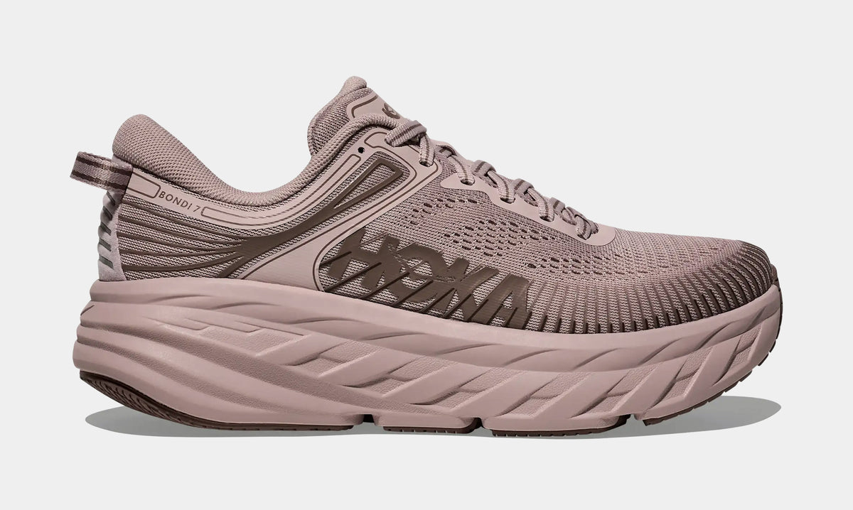 Hoka Bondi 7 Womens Running Shoes Date Sugar Date Syrup 1110519