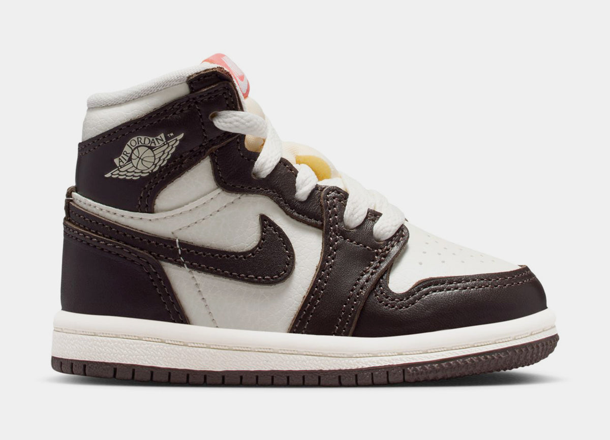 Jordan Air Jordan 1 Retro High OG Baroque Brown and Sail Infant