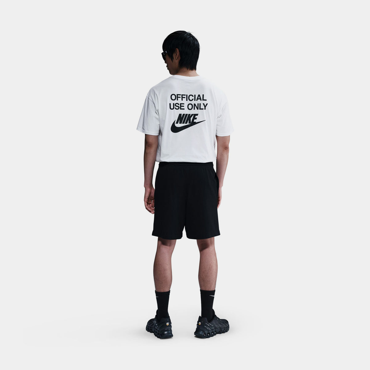 Nike NSW Max 90 Remix Mens Short Sleeve Shirt White Black HJ0774