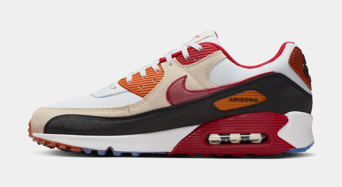 Nike Air Max 90 Arizona Cardinals Mens Running Shoes White Tough