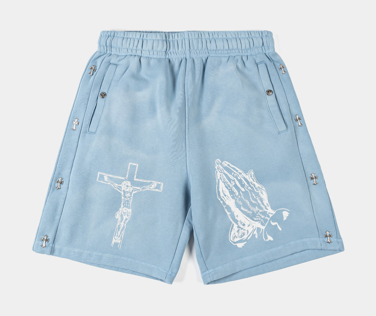 Oriens 【Praying】 AI Logo Shorts Praying Gray 'Praying' AI Logo