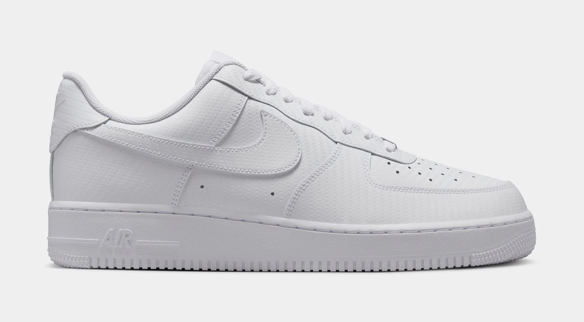 Nike Air Force 1 '07 Texture Mens Lifestyle Shoes White White