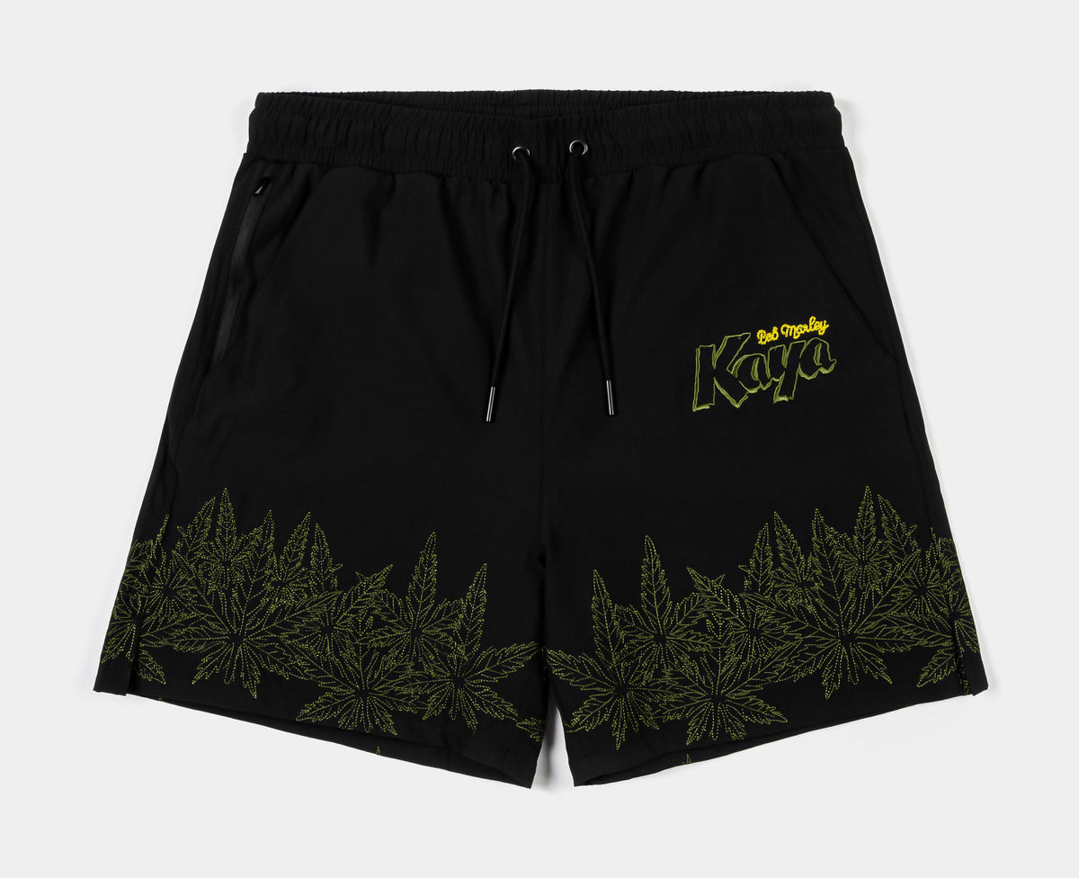 Shoe Palace SP x Bob Marley Kaya Hybrid Mens Shorts Black Green