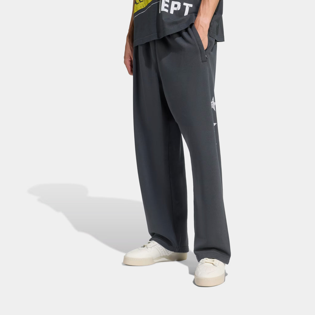 adidas Originals Department Graphic Fleece Mens Pants Carbon