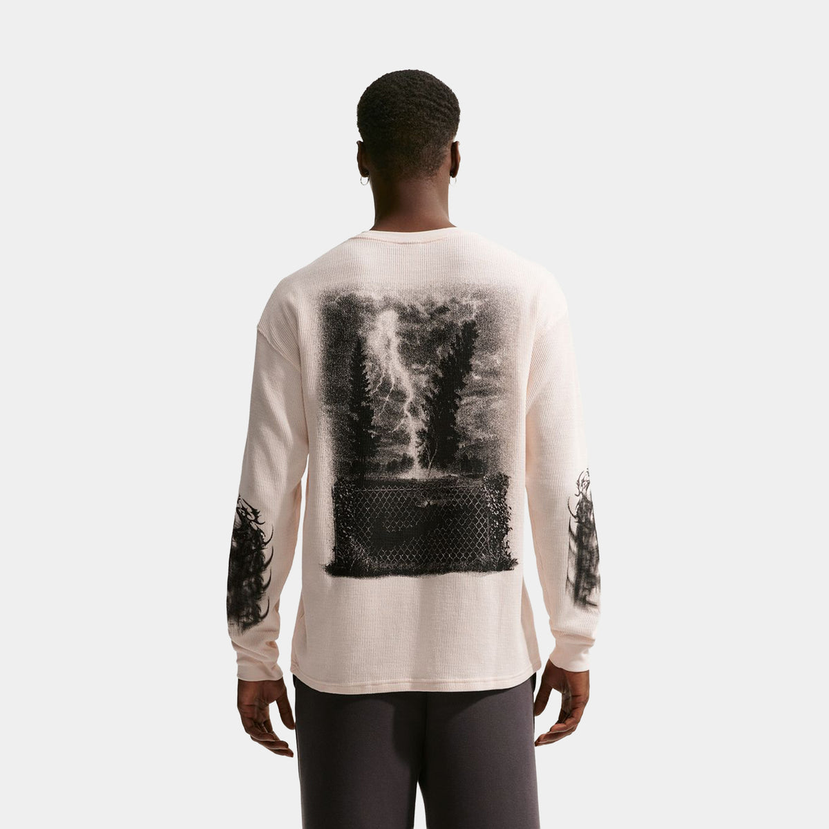 Nike Sportwear Thermal Mens Long SLeeve Shirt Chalk IQ1016-103 