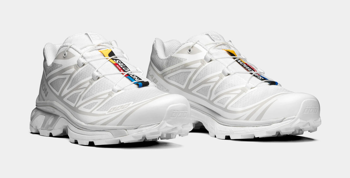 Salomon XT-6 Mens Running Shoes White Grey L45442600 – Shoe Palace