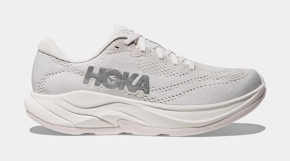 Hoka Rincon 4 Womens Running Shoes White Silver 1155131-WSLV