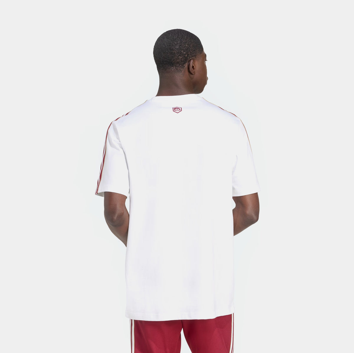 adidas AFC Icon Mens Short Sleeve Shirt White Red JM9395 – Shoe Palace