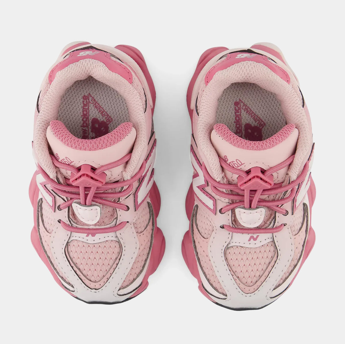 New Balance 9060 Bungee Infant Toddler Running Shoes Pink Salt